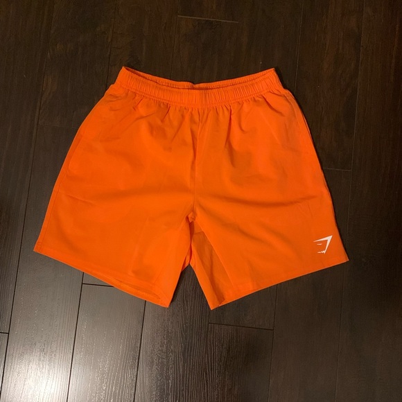 GYMSHARK workout shorts orange - Picture 1 of 3